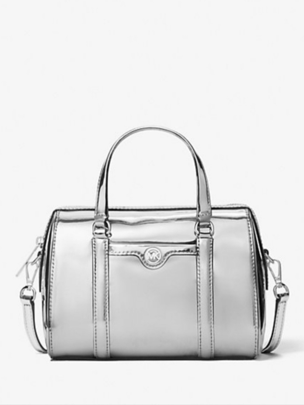 Michael Kors Jet Set Small Patent Duffel Crossbody Bag NWT